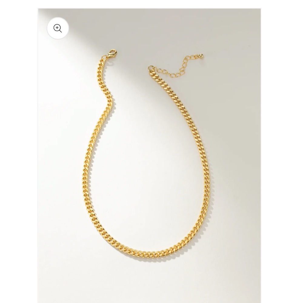 Uncommon James Rebellious Curb Chain Gold Necklace